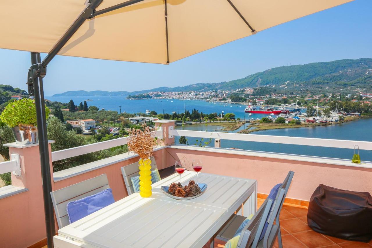Skiathos Seaview Villa With Pool Пунда Экстерьер фото